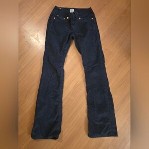 True Religion Navy Corduroy Pants